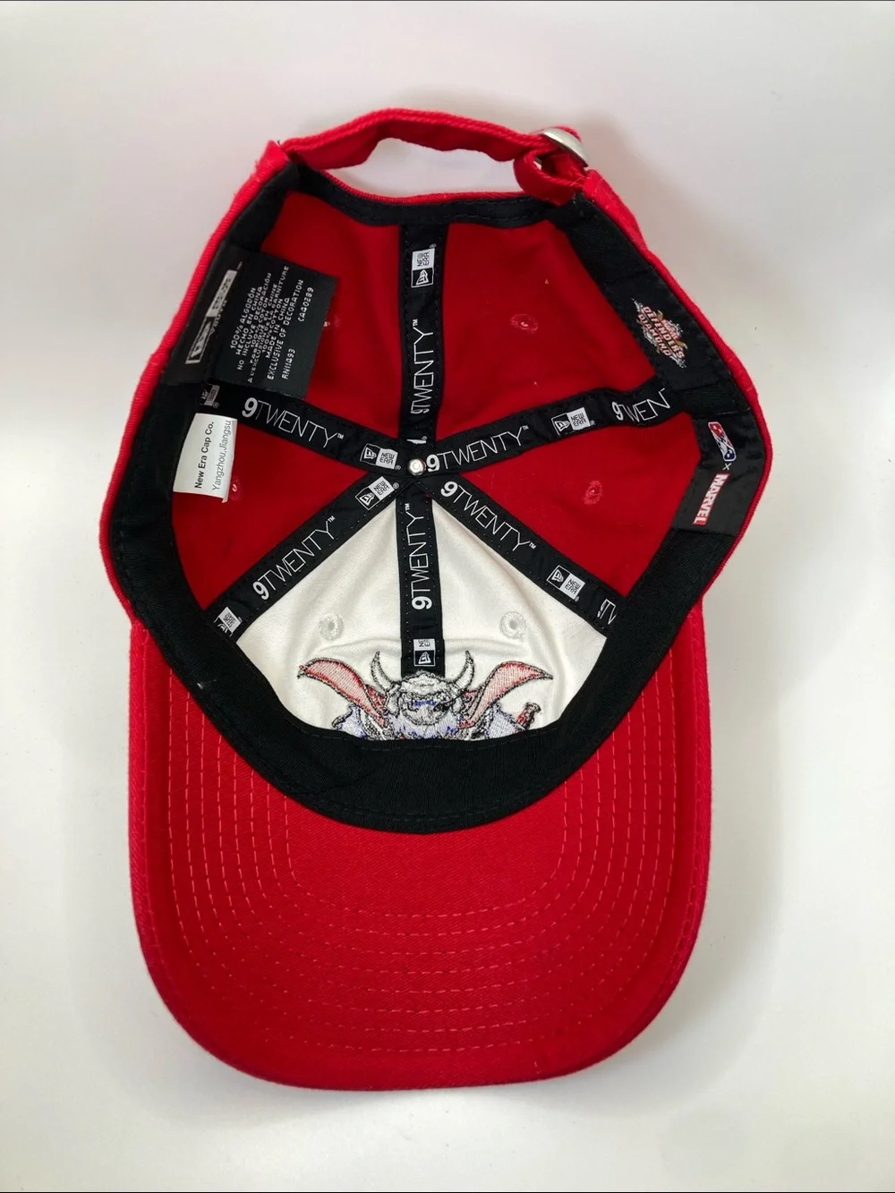 New Era Tulsa Drillers Marvel Defenders of the Diamond Hat 9TWENTY Youth Red